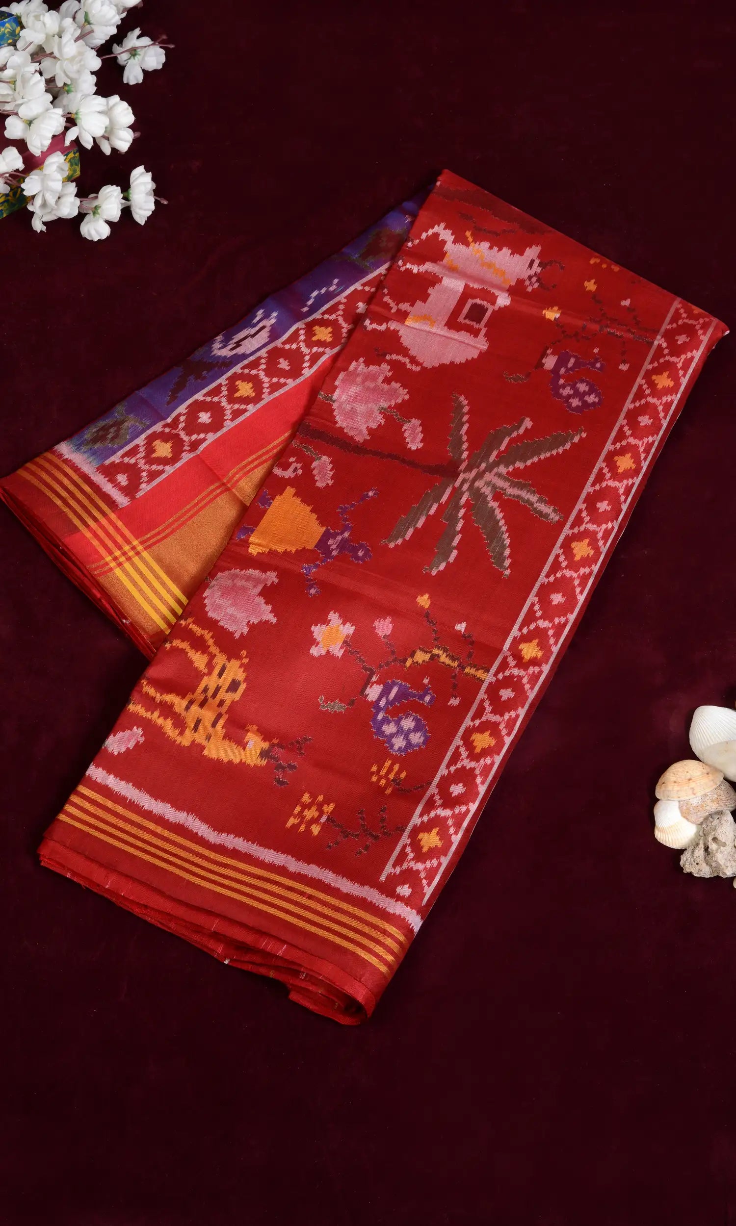 Single Ikat Patola Saree