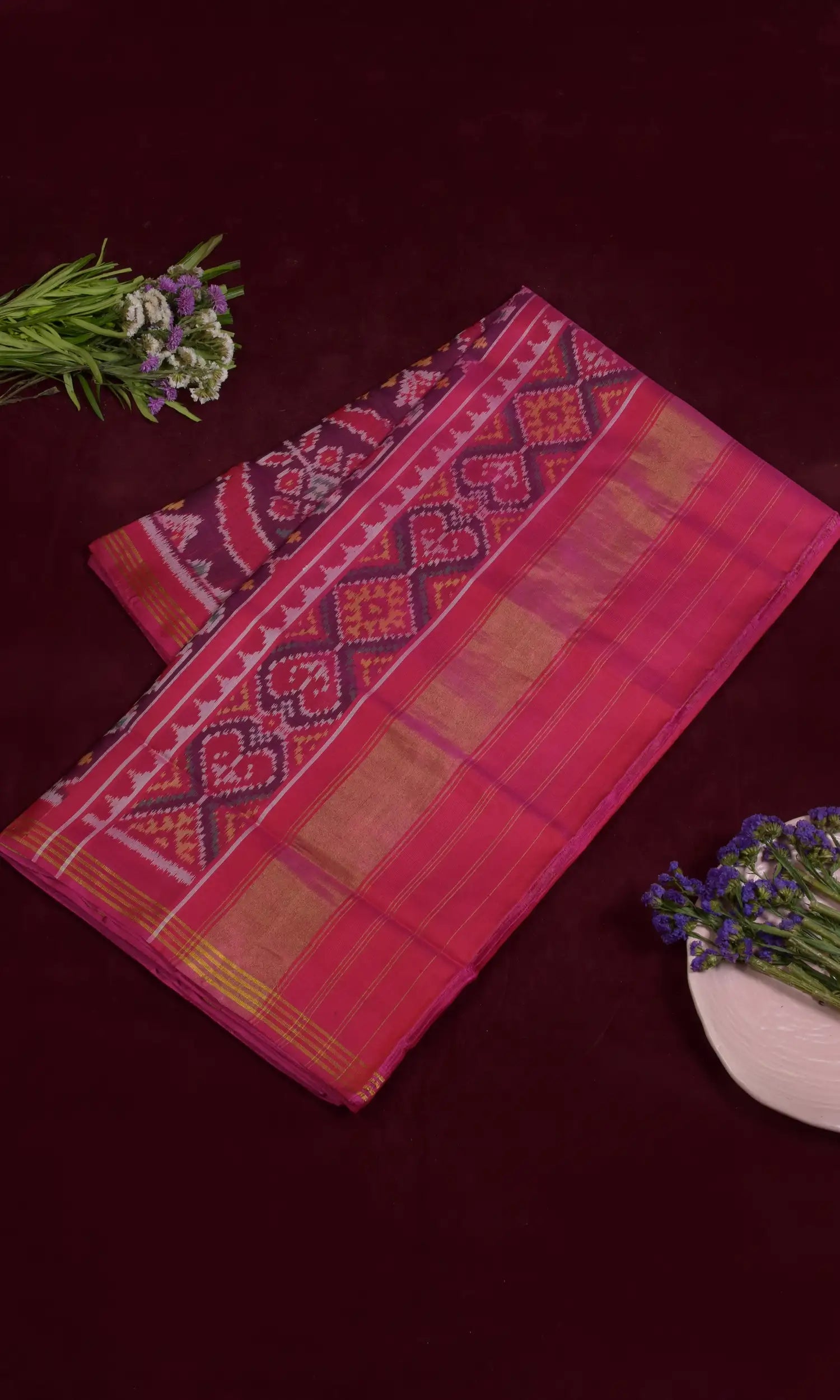 Single Ikat Patola Saree