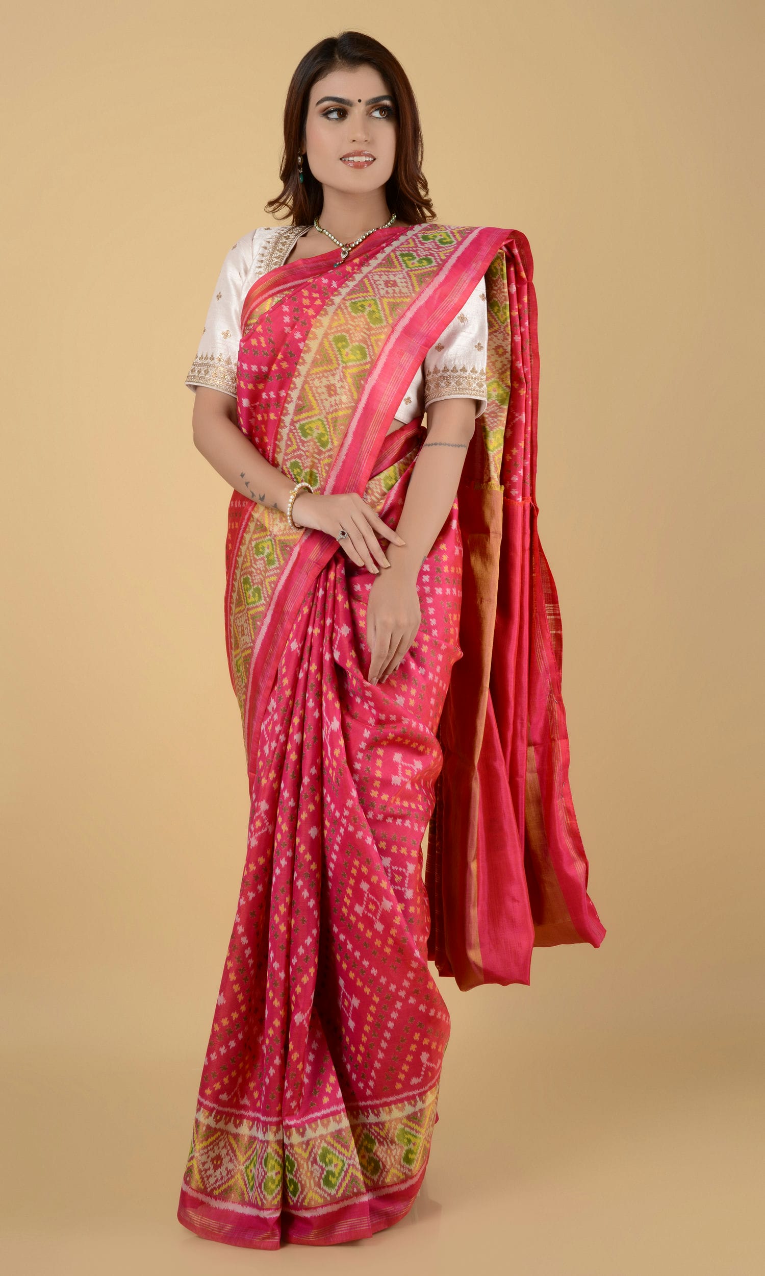 Rajkoti Patola Saree Chanda
