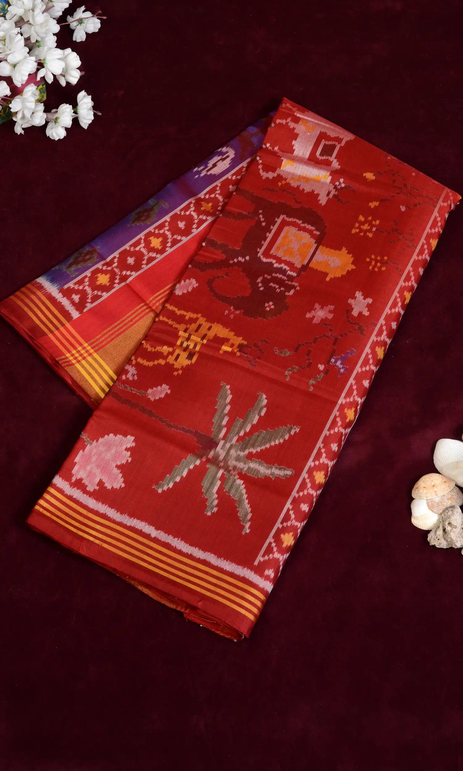 Single Ikat Patola Saree