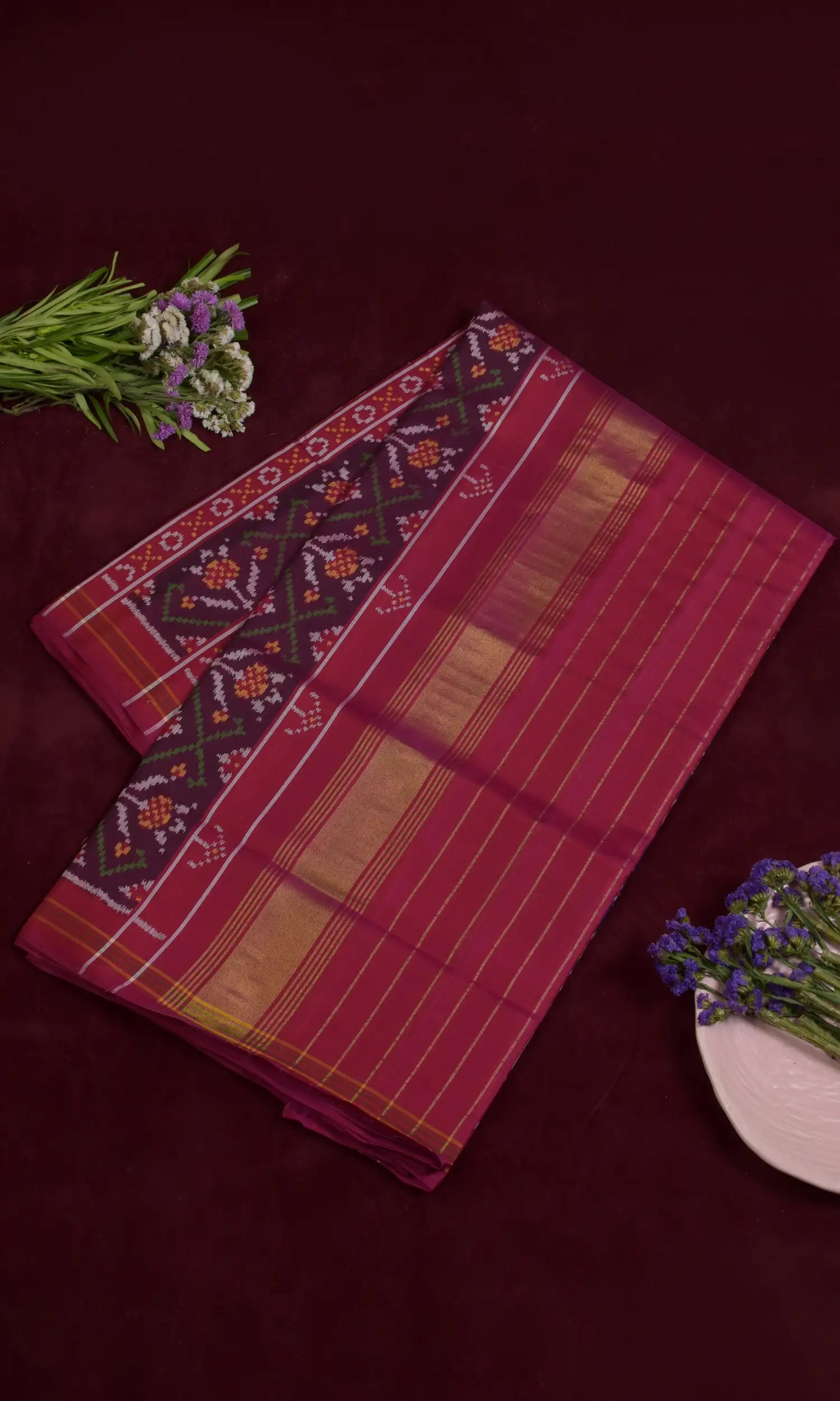 Single Ikat Patola Saree