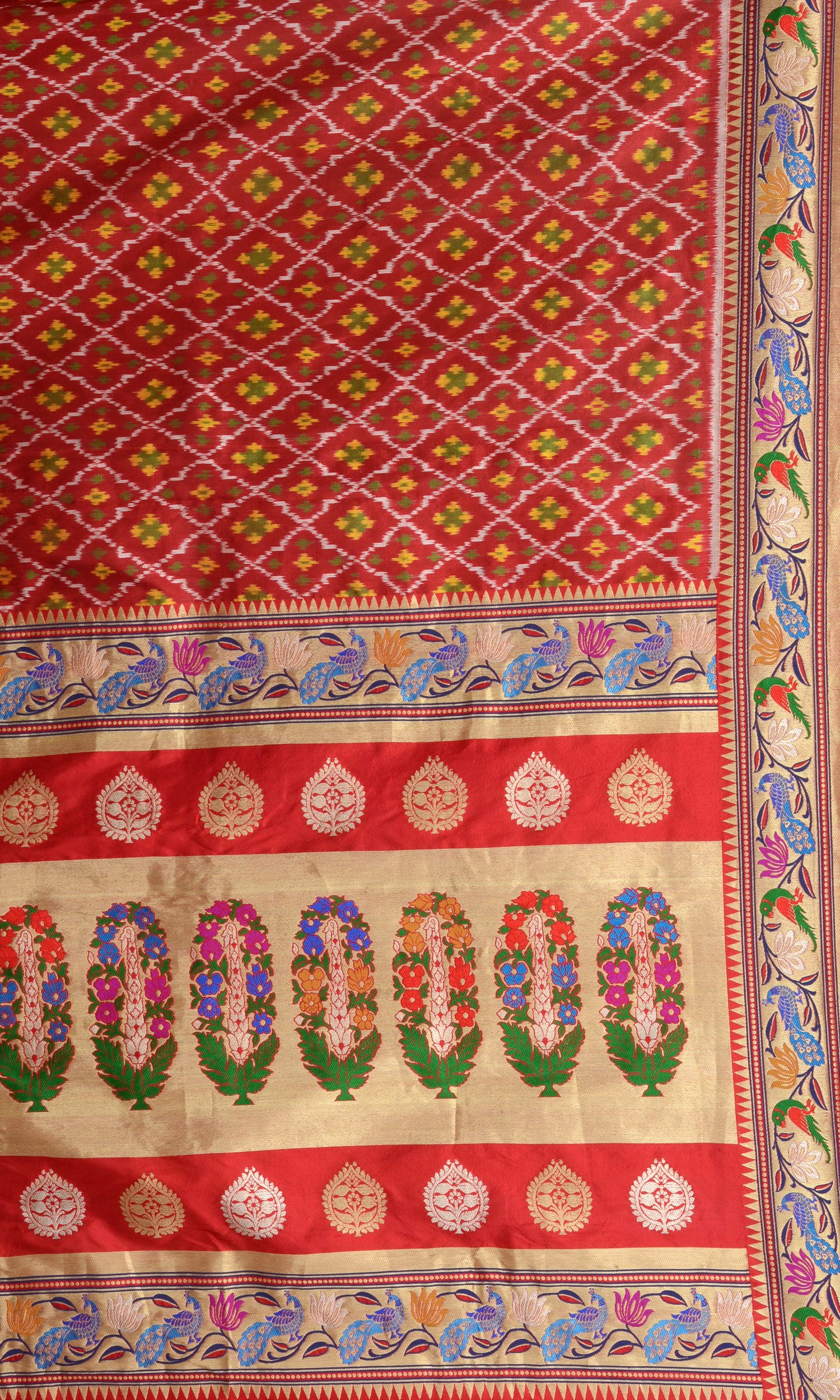Paithani Single Ikat Patola Chanda