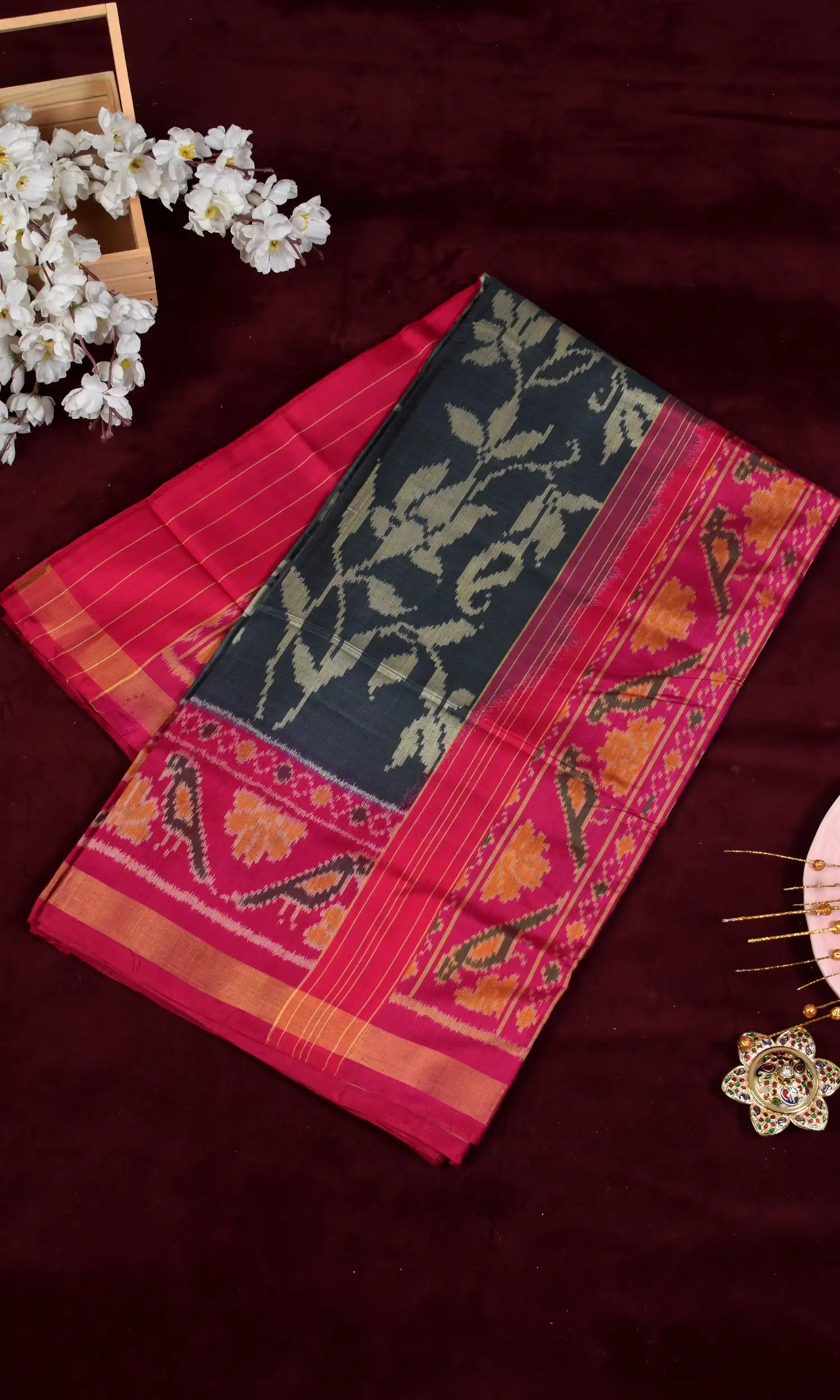 Rajkoti Patola Saree