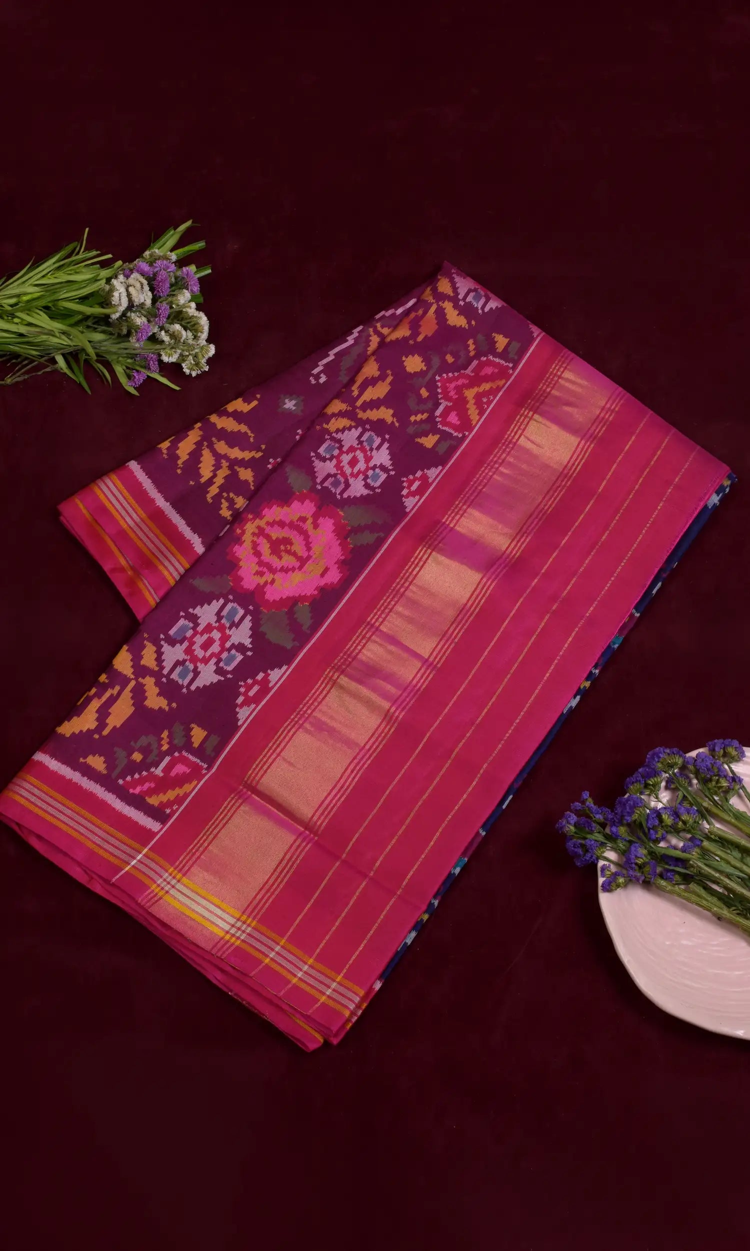 Single Ikat Patola Saree