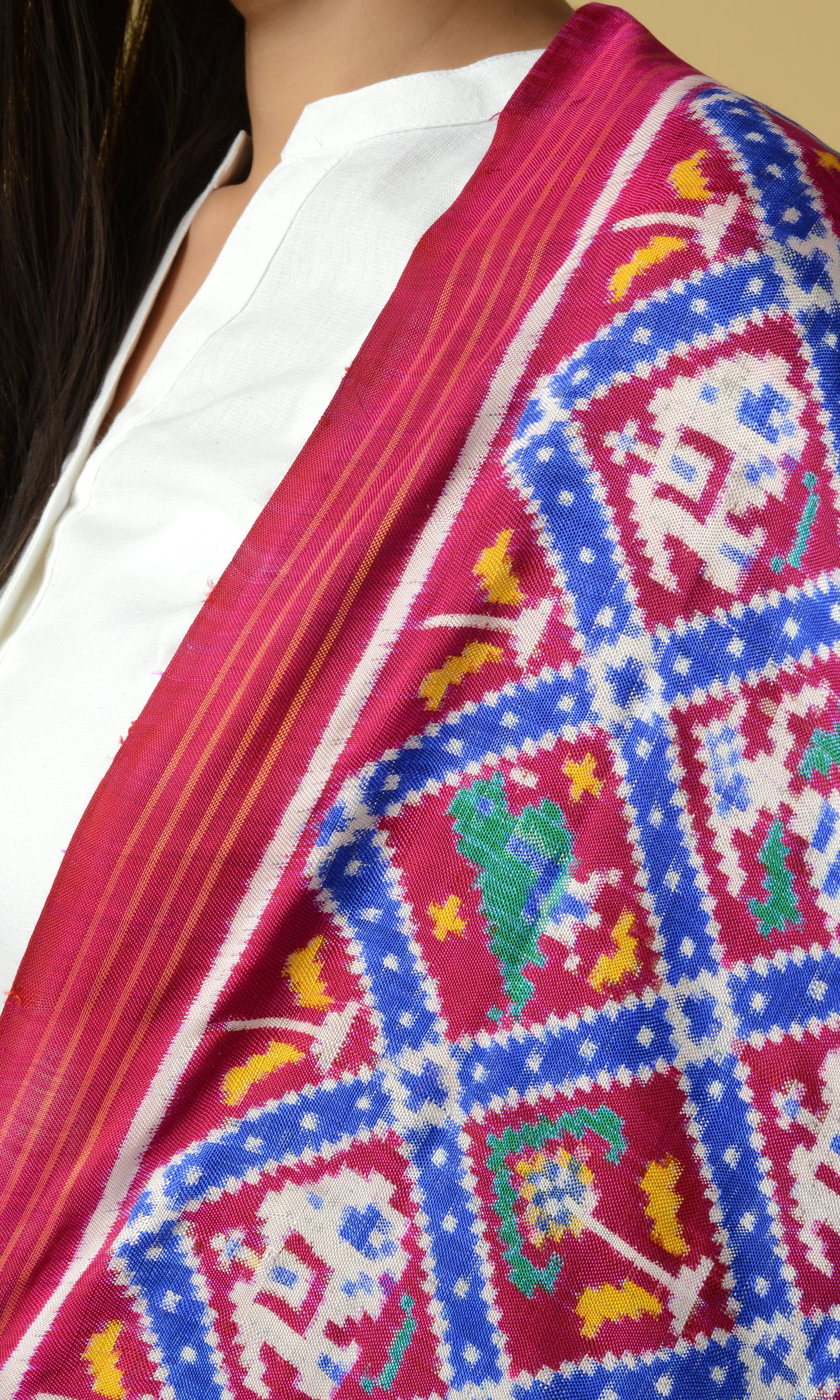 Double Ikat Patola Nari Kunj  Dupatta
