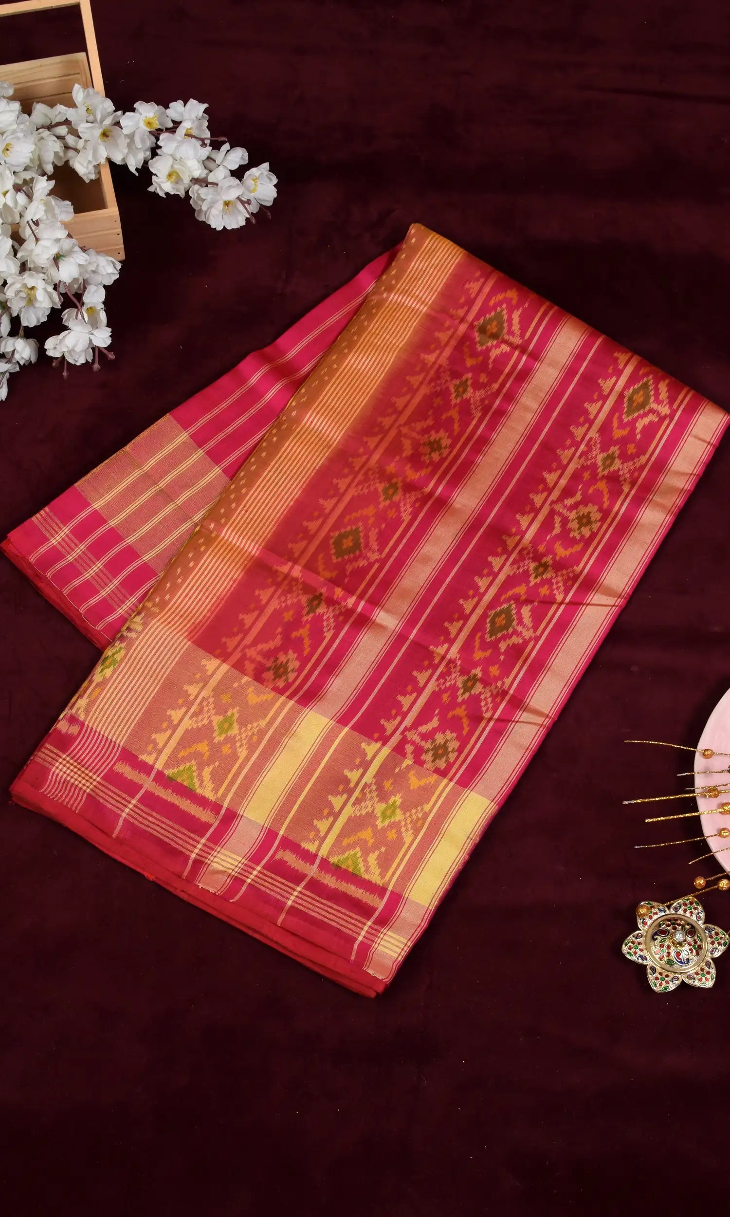 Rajkoti Patola Saree