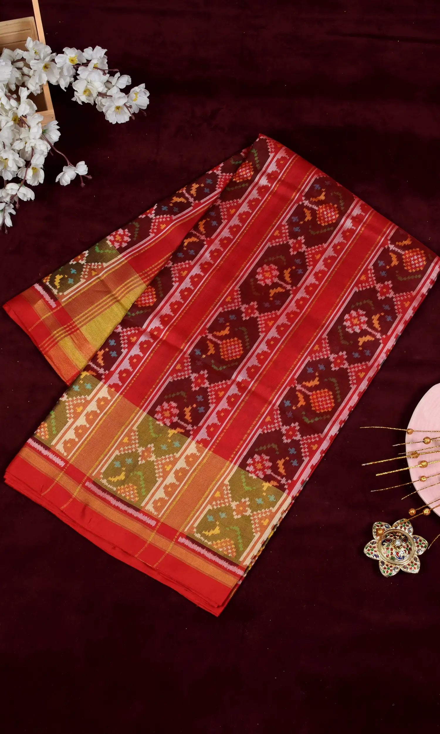 Rajkoti Patola Saree