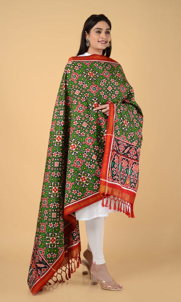 Double Ikat Patola Dupatta Nau Ratan