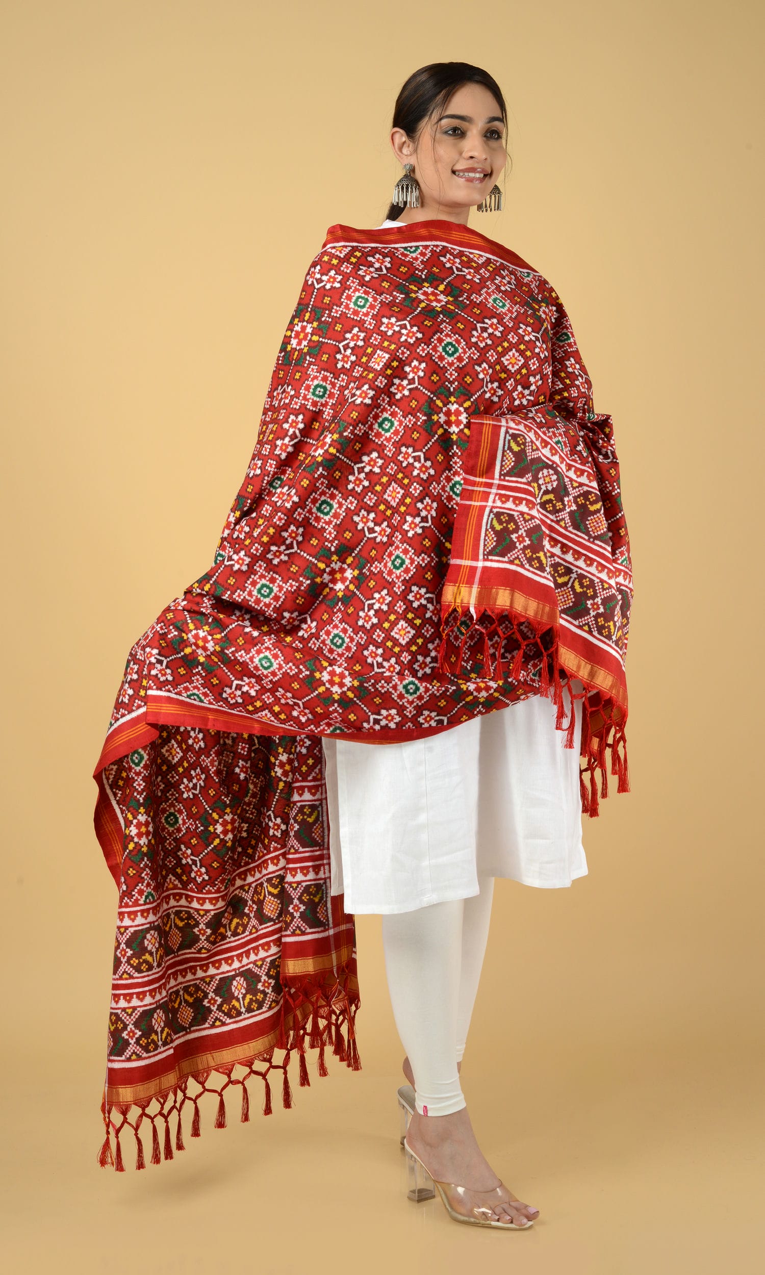Double Ikat Patola Dupatta Nau Ratan
