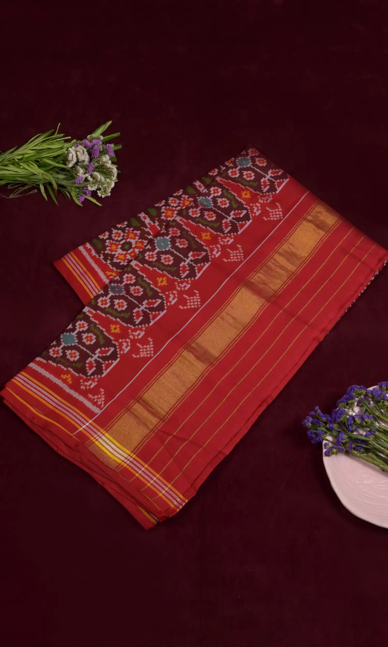 Single Ikat Patola Saree