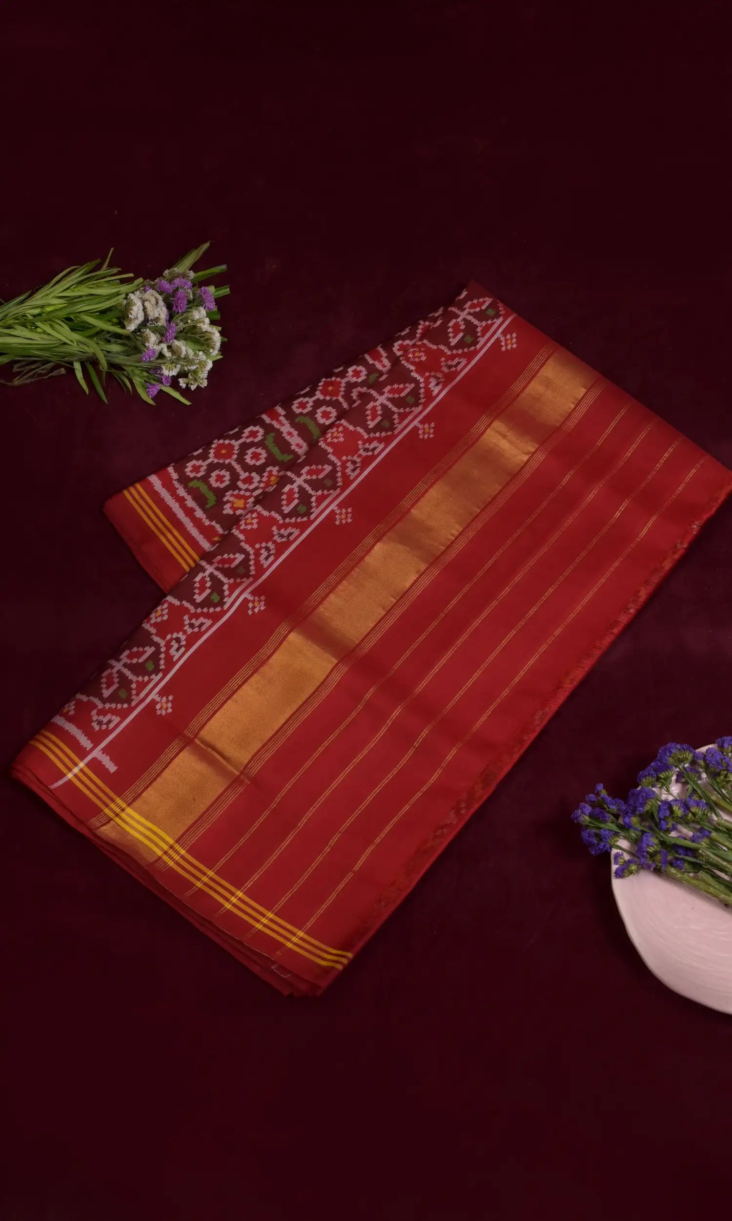 Single Ikat Patola Saree