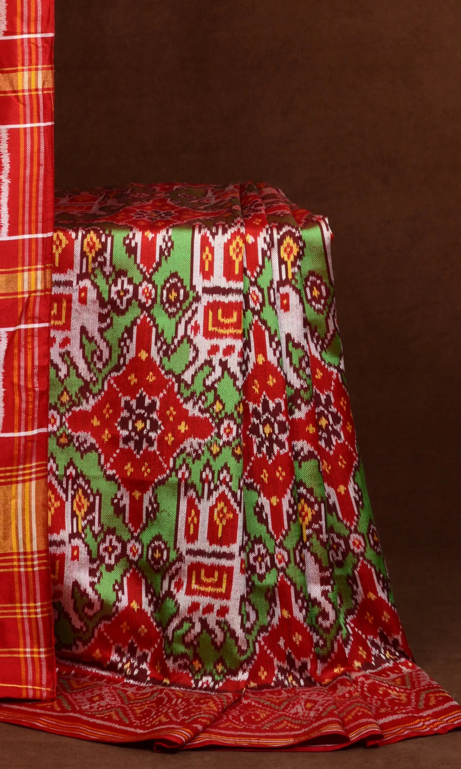 Twill Weave Patola Saree