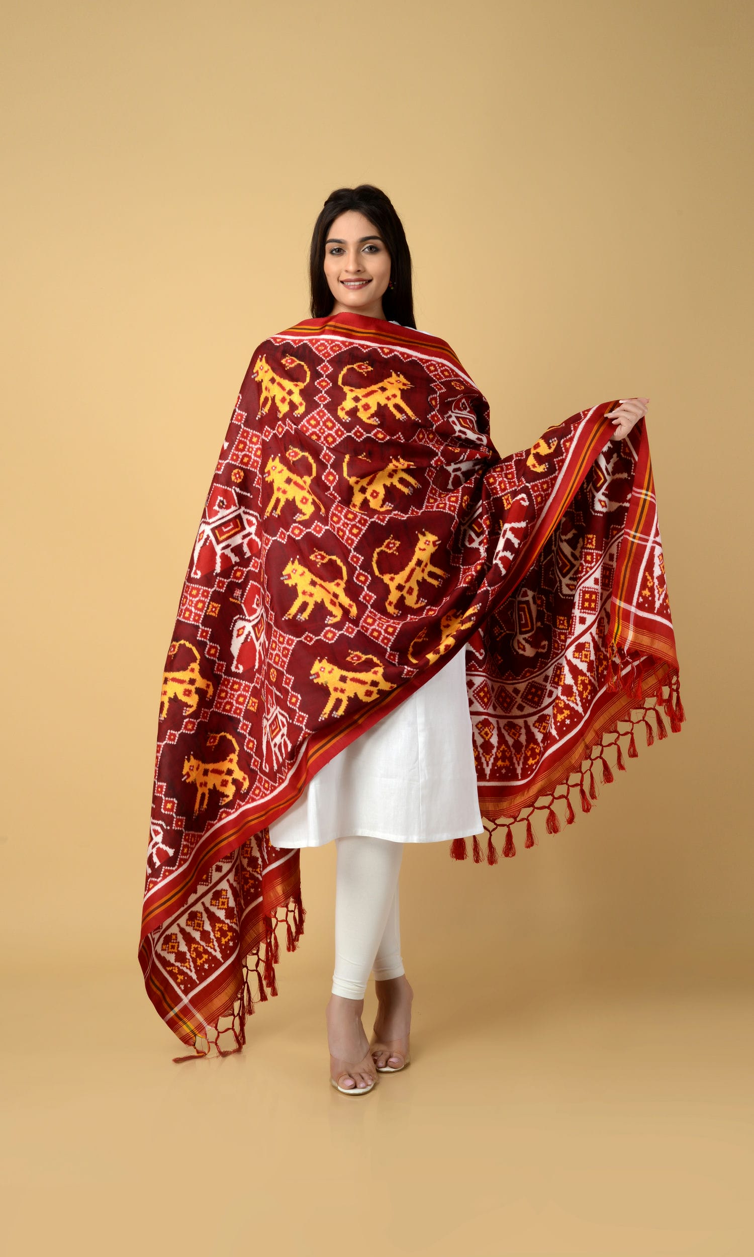 Double Ikat Patola Dupatta