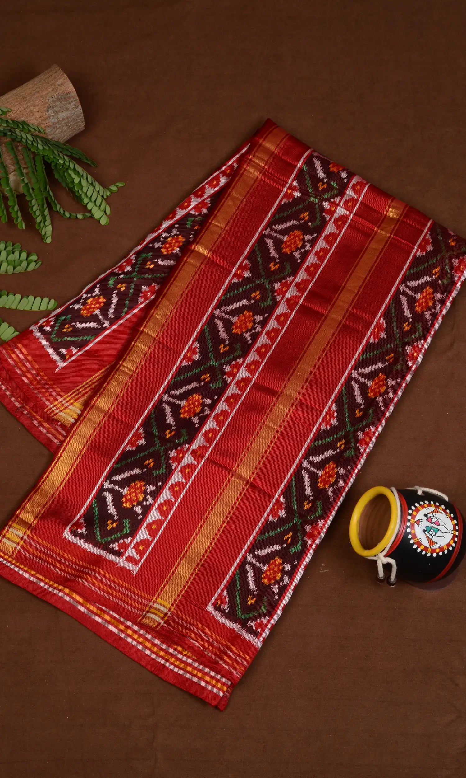 Twill Weave Patola Saree