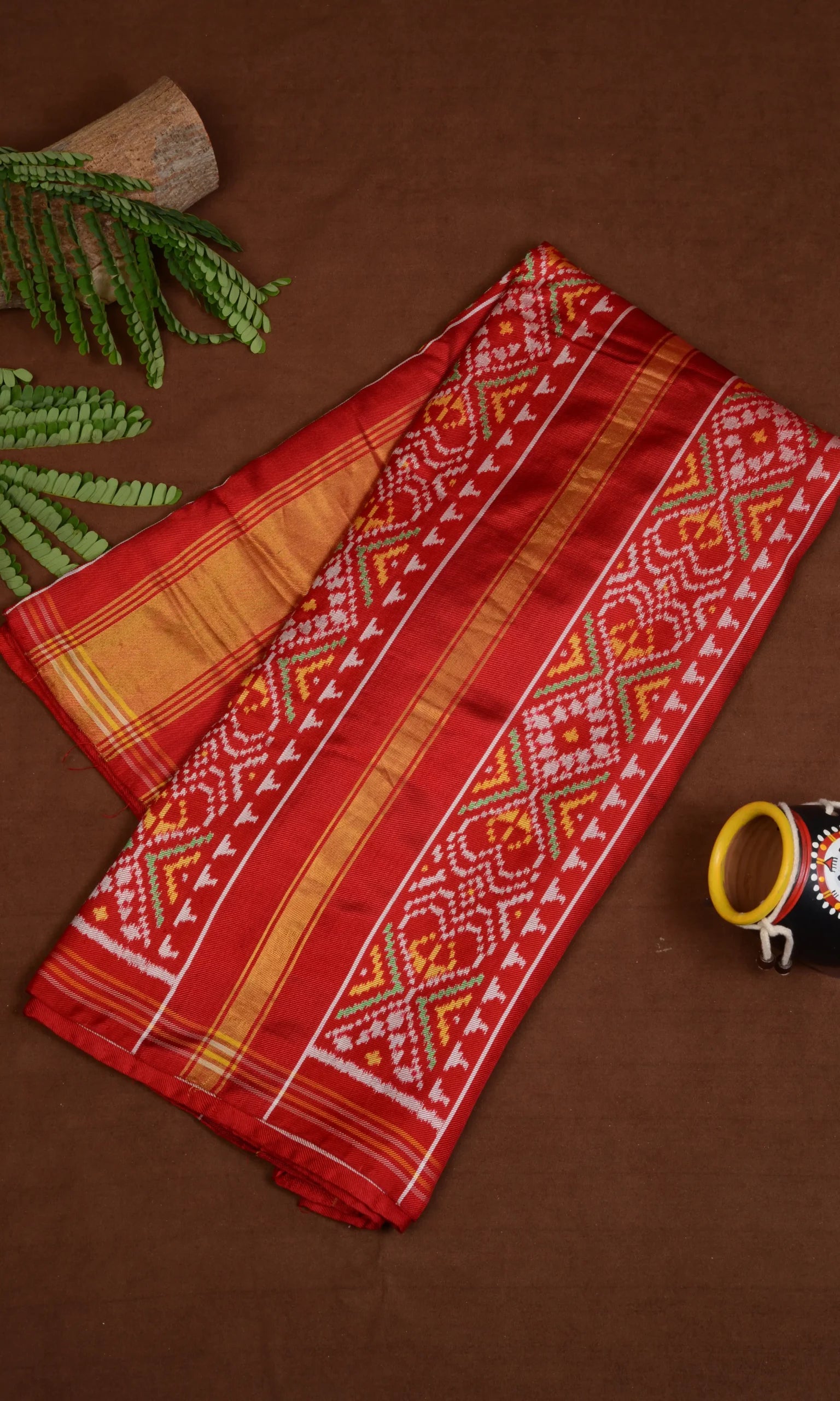 Twill Weave Patola Saree