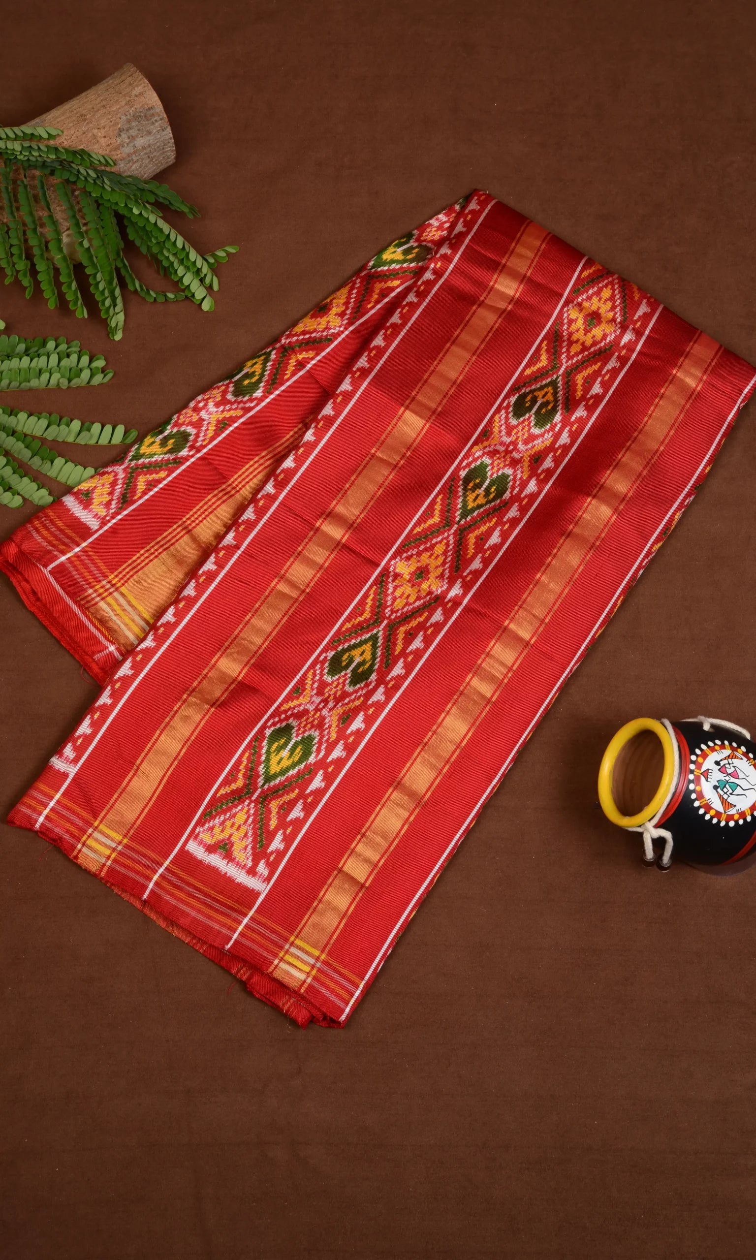 Twill Weave Patola Saree