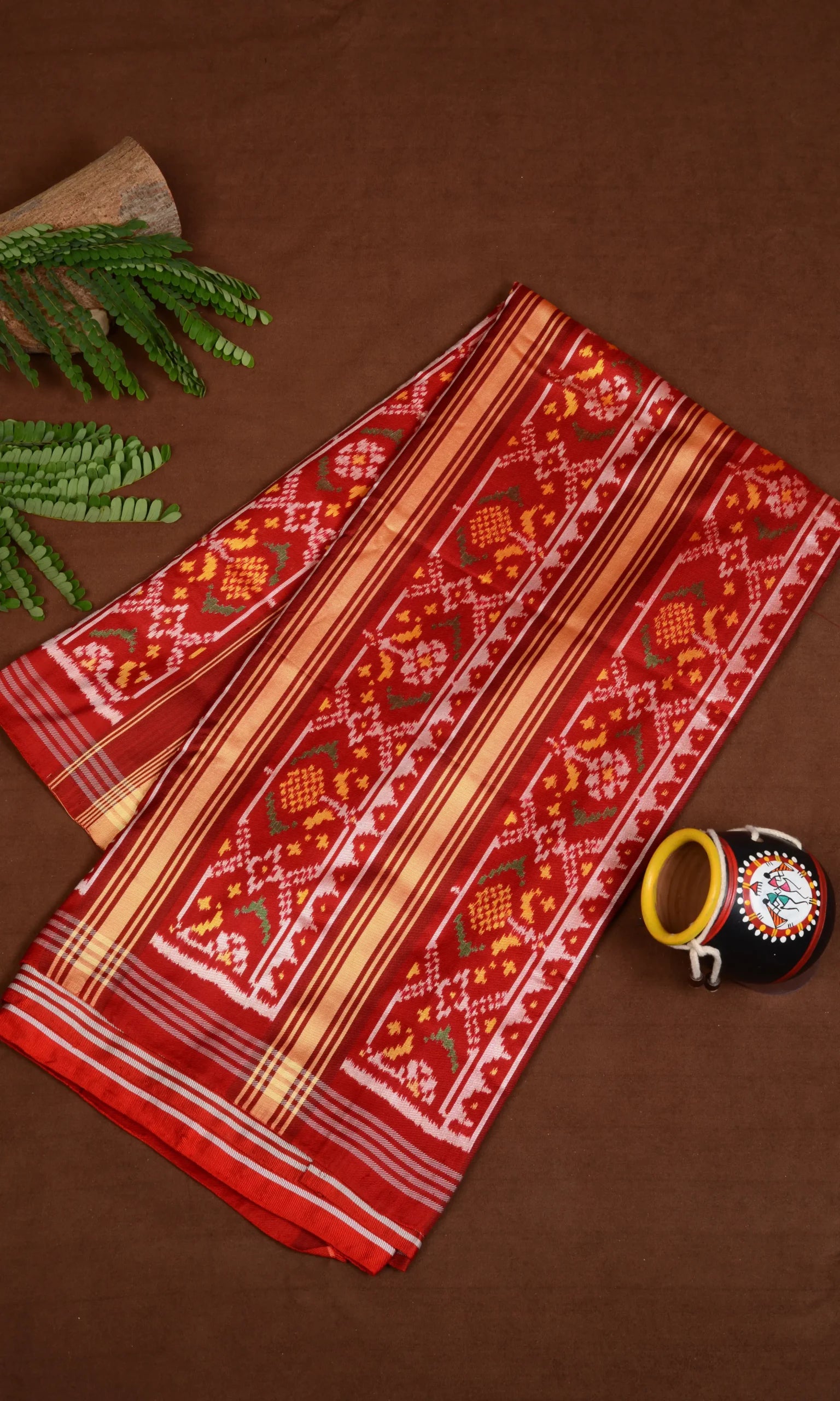 Twill Weave Patola Saree