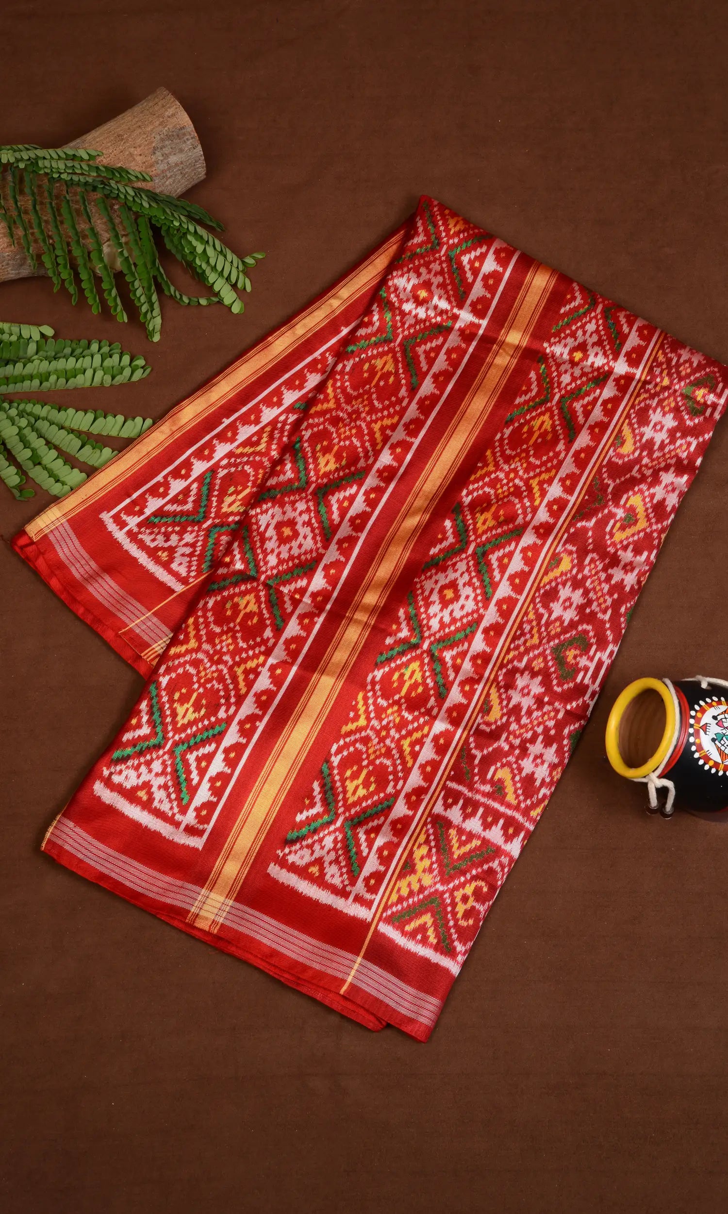 Twill Weave Patola Saree