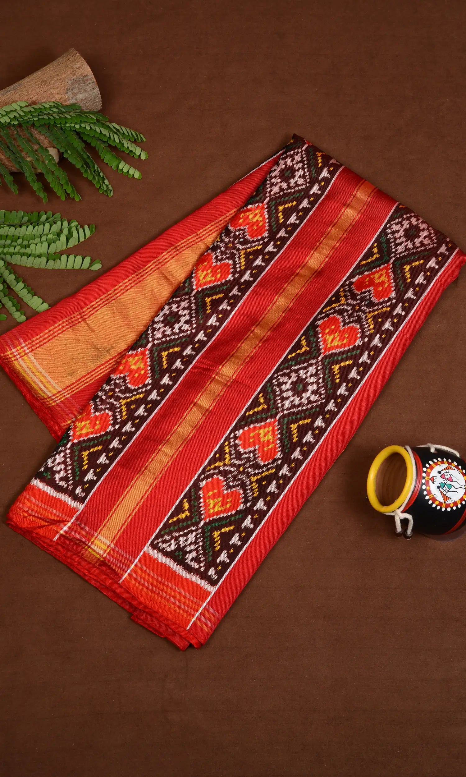 Twill Weave Patola Saree