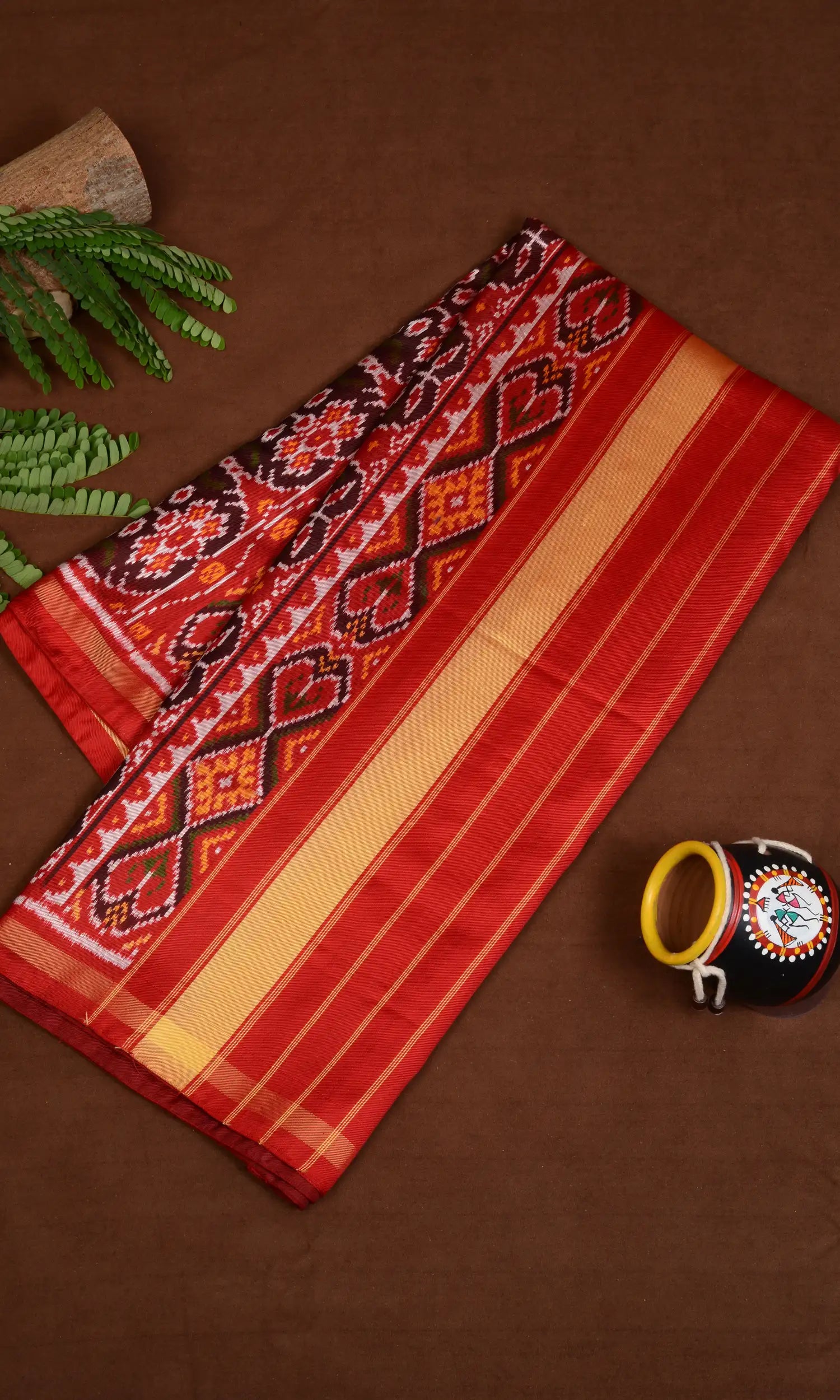 Twill Weave Patola Saree