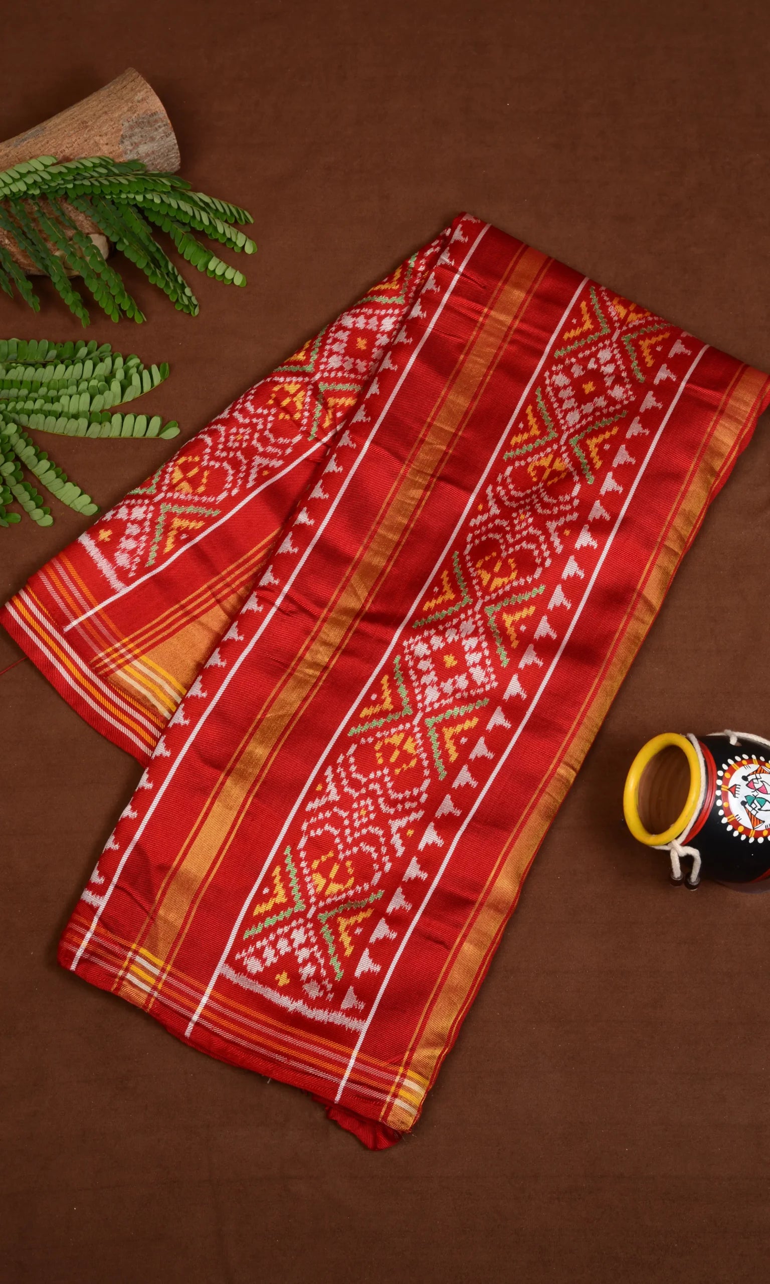 Twill Weave Patola Saree