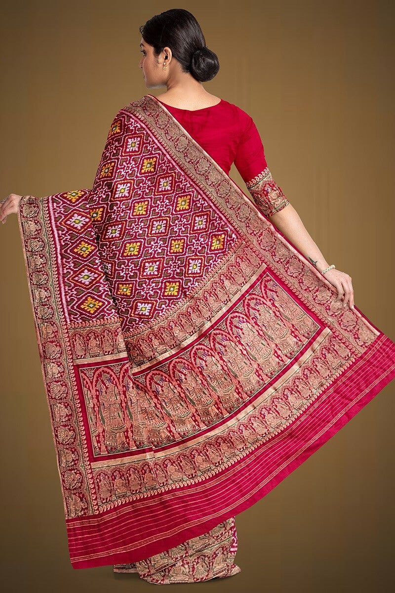 Banarasi Single Ikkat Chanda