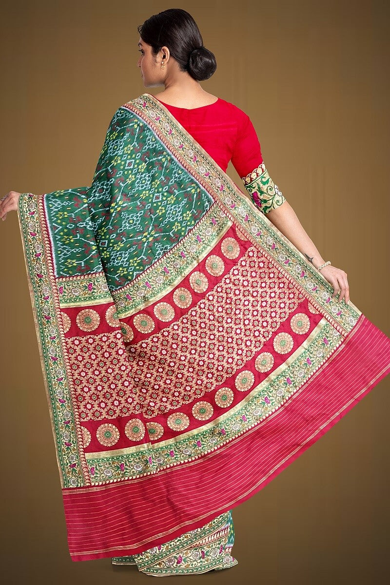 Paithani Single Ikkat Nau Ratan