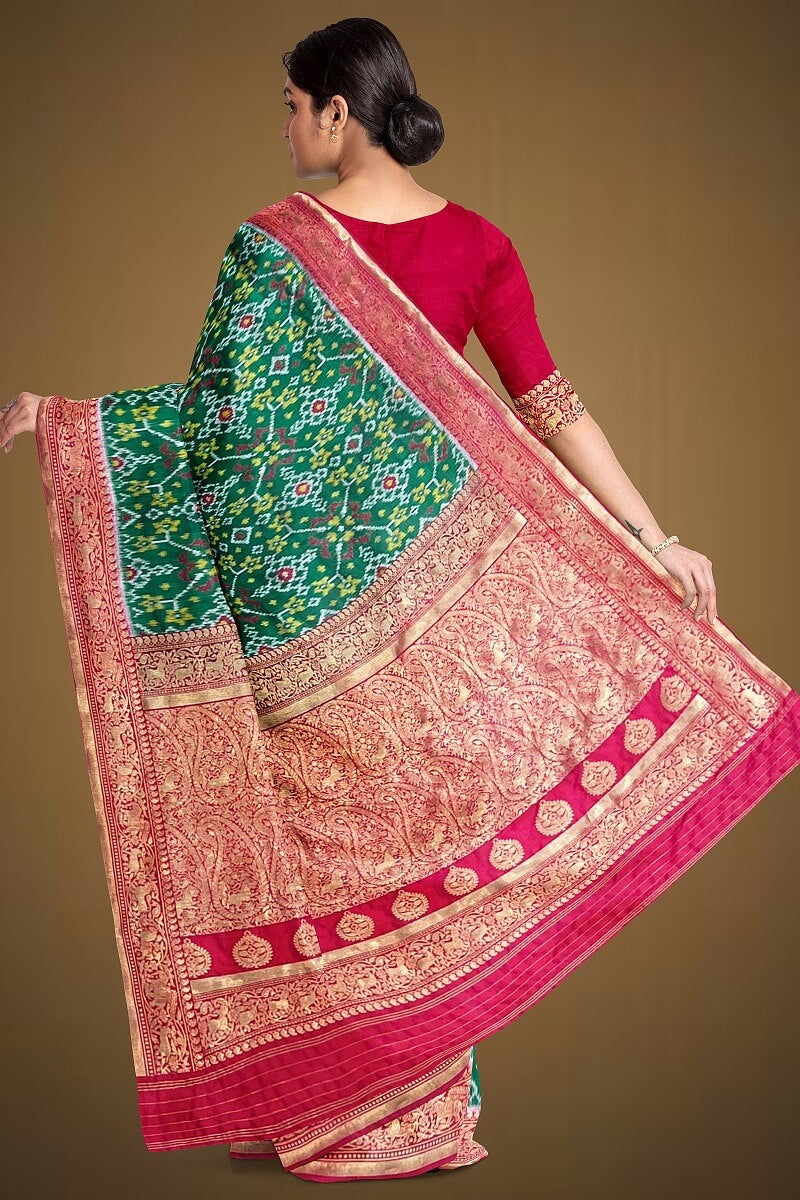 Banarasi Single Ikkat Nau Ratan