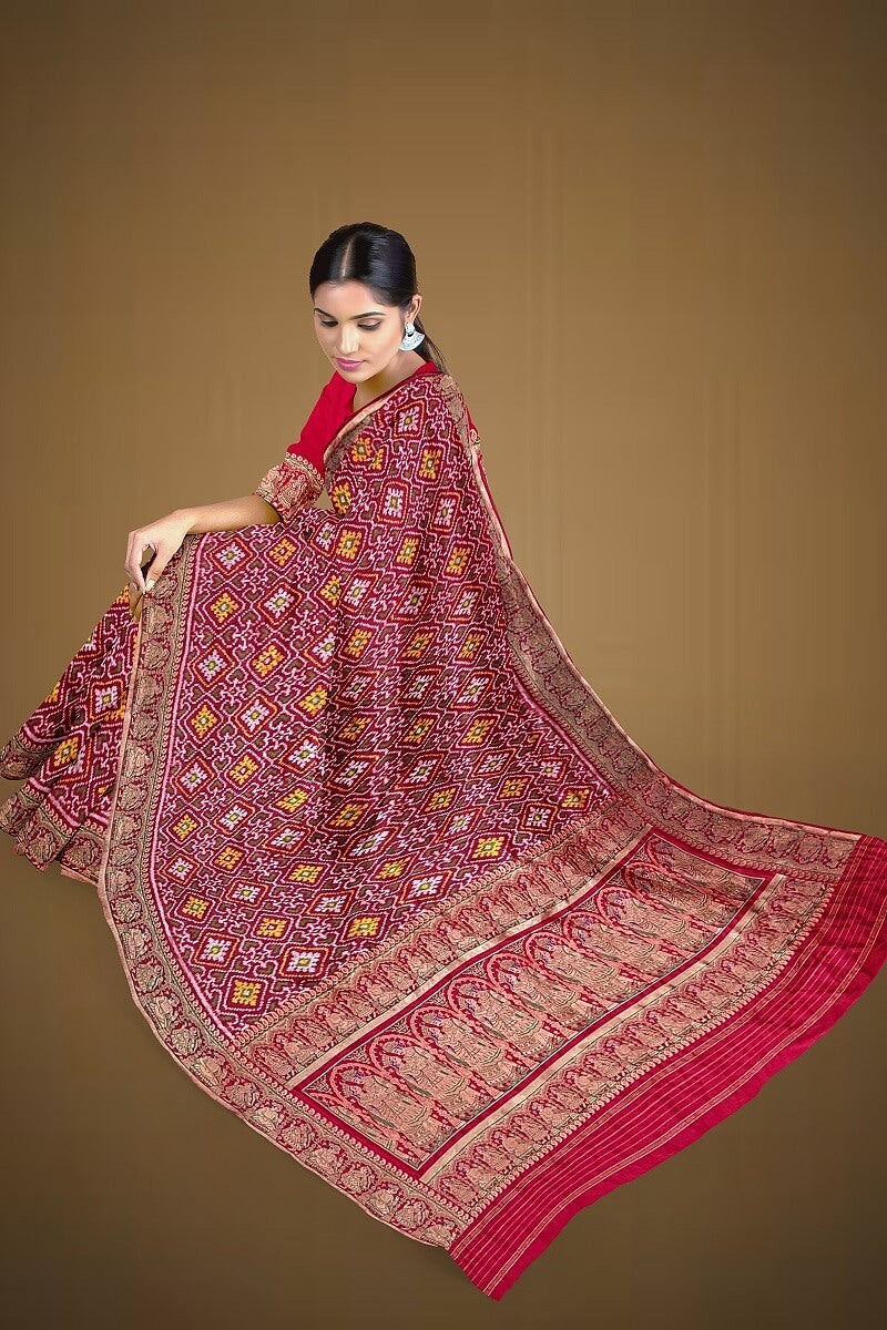 Banarasi Single Ikkat Chanda