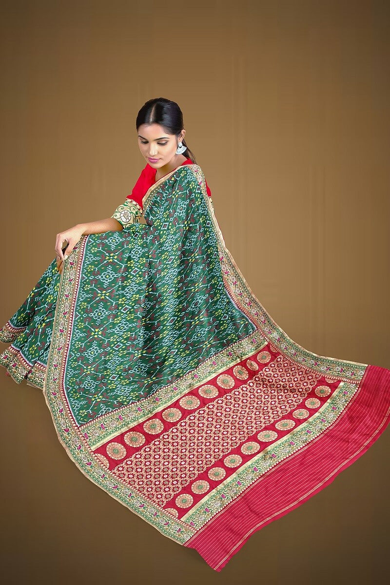 Paithani Single Ikkat Nau Ratan