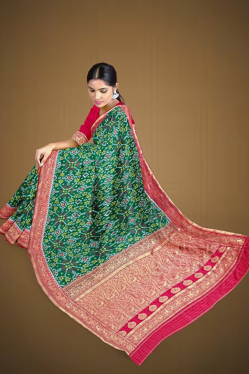 Banarasi Single Ikkat Nau Ratan
