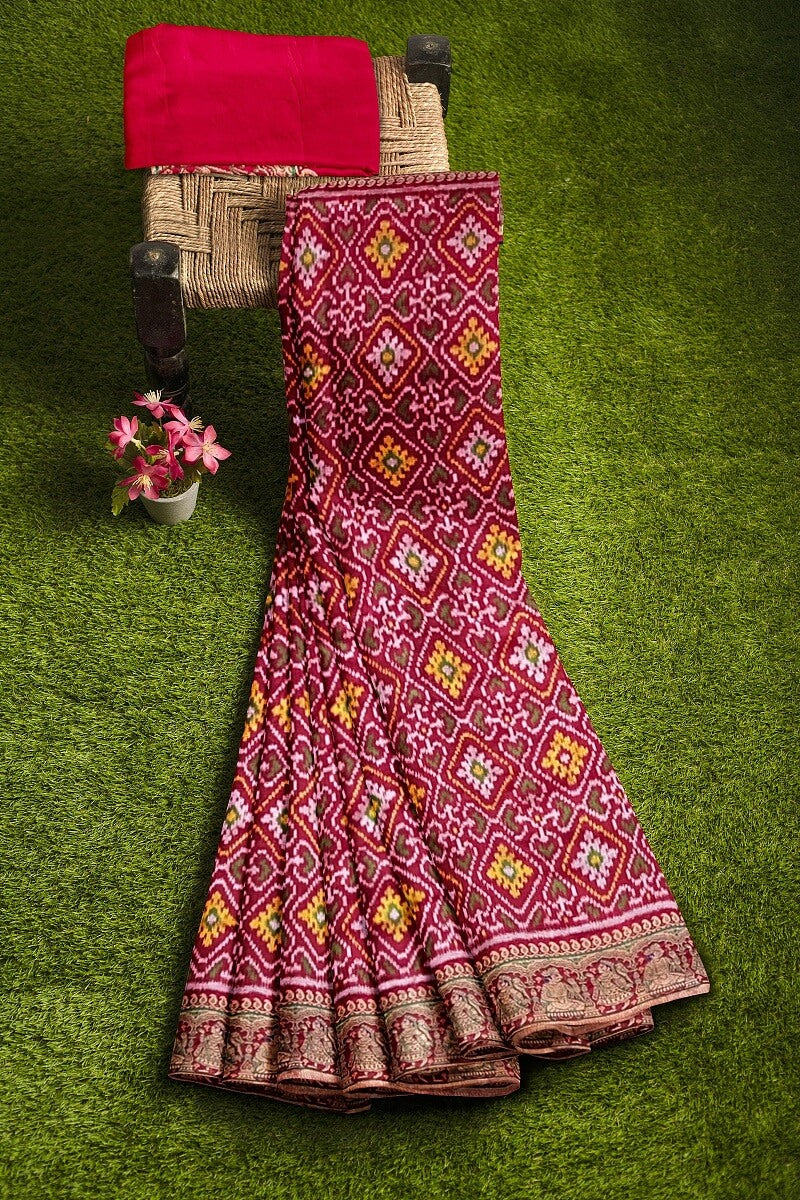 Banarasi Single Ikkat Chanda