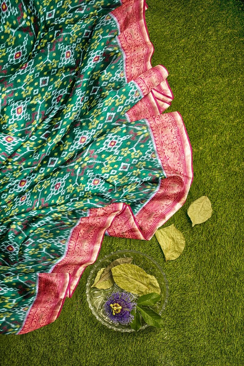 Banarasi Single Ikkat Nau Ratan