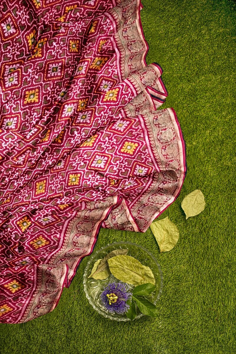 Banarasi Single Ikkat Chanda
