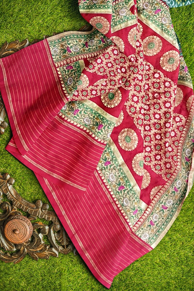 Paithani Single Ikkat Nau Ratan