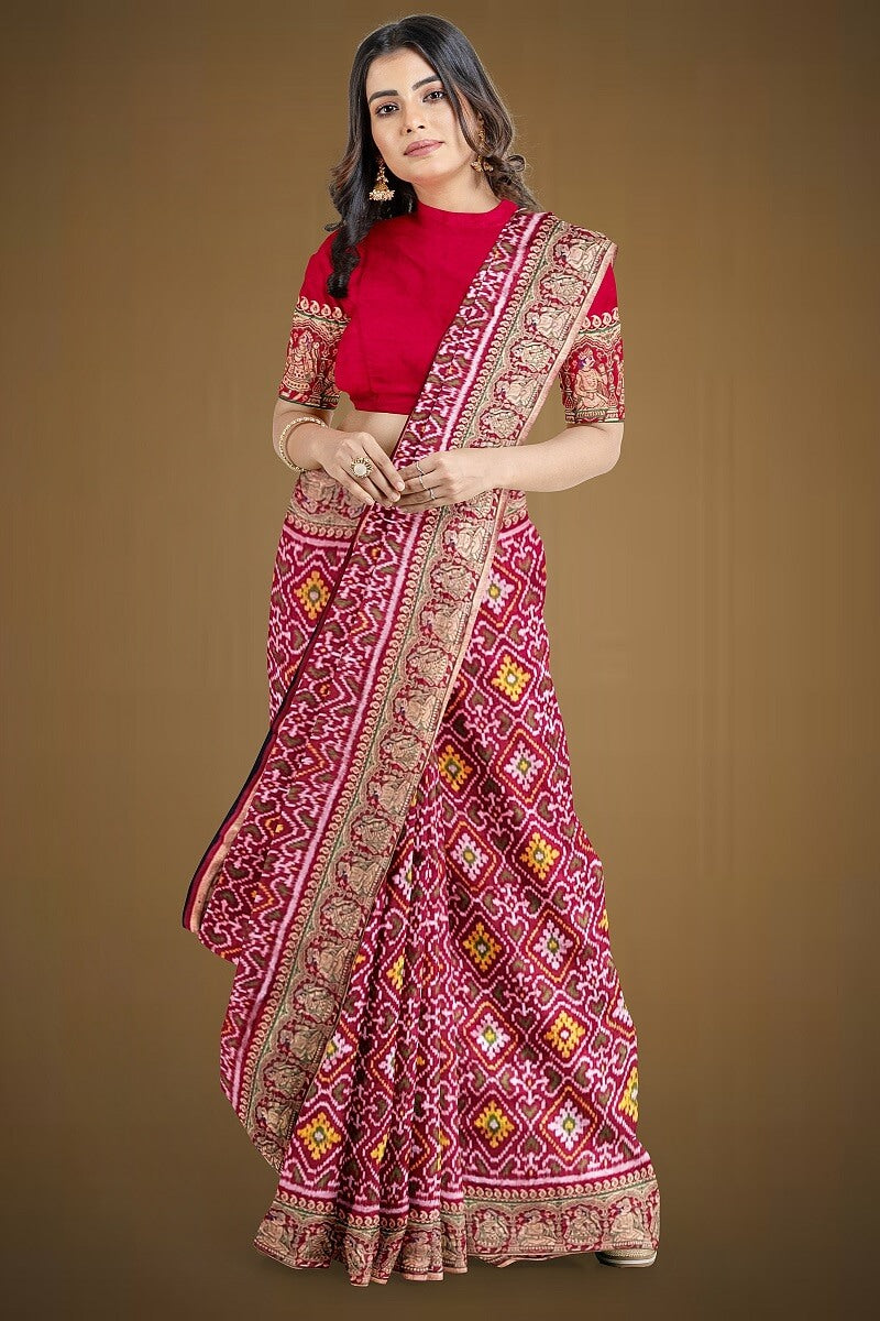 Banarasi Single Ikkat Chanda