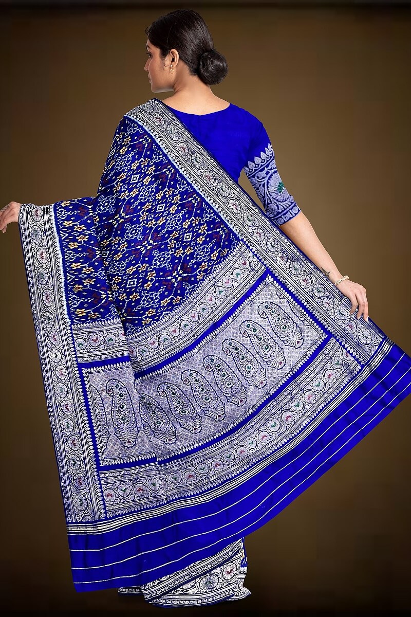 Patola By Navdip Tundiya Banarasi Single Ikkat Nau Ratan Saree Memorable 25