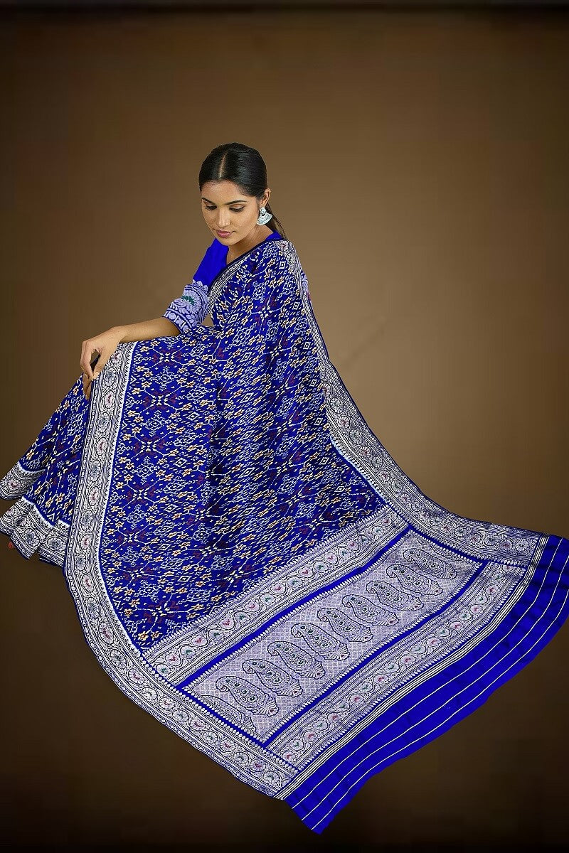 Patola By Navdip Tundiya Banarasi Single Ikkat Nau Ratan Saree Memorable 25