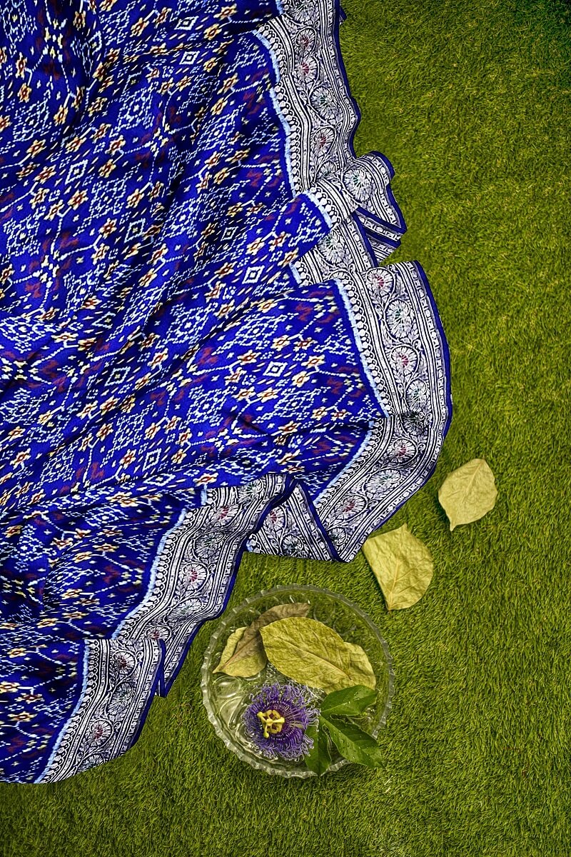 Patola By Navdip Tundiya Banarasi Single Ikkat Nau Ratan Saree Memorable 25