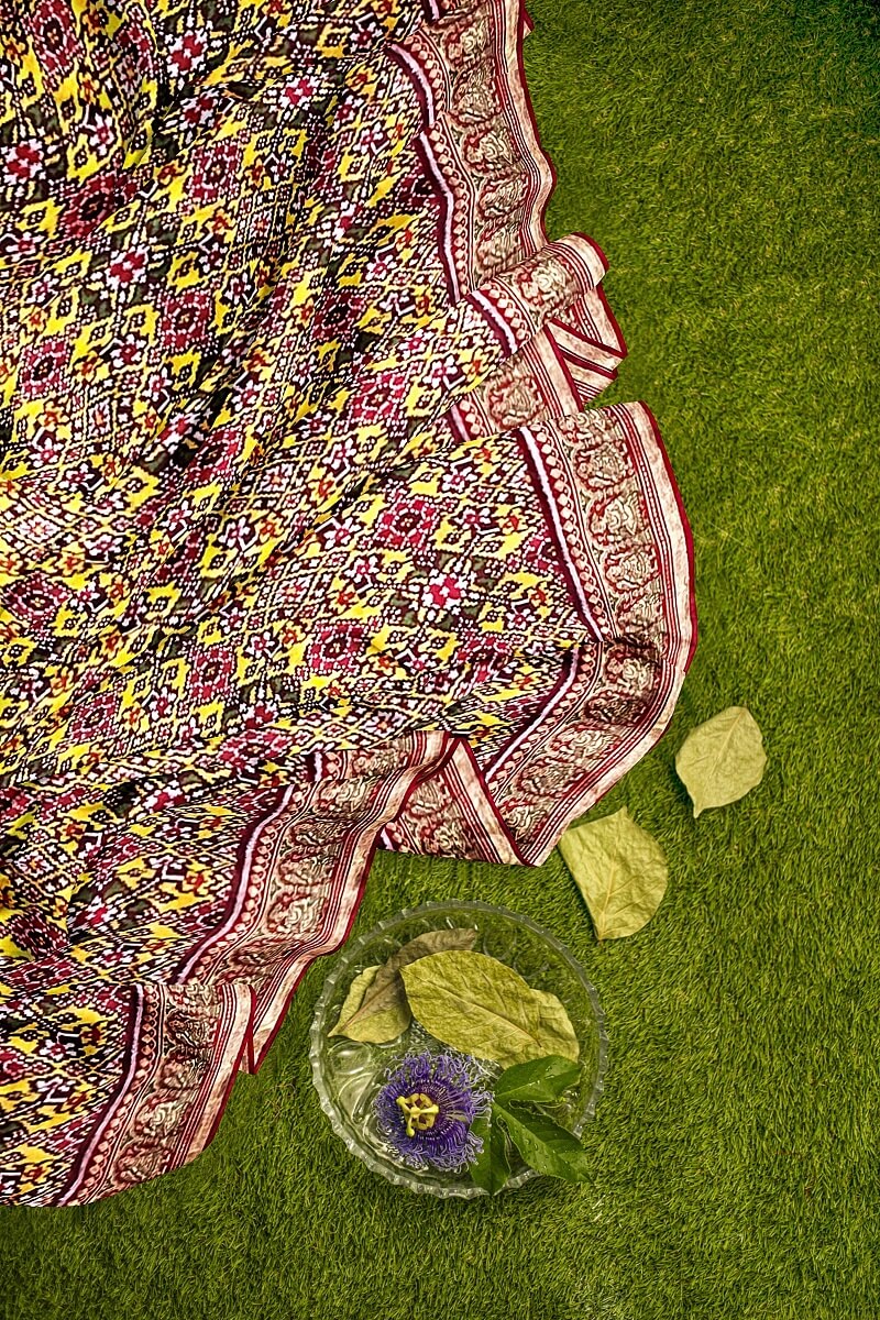 Patola By Navdip Tundiya Banarasi Single Ikkat Nau Ratan Memorable Saree 26