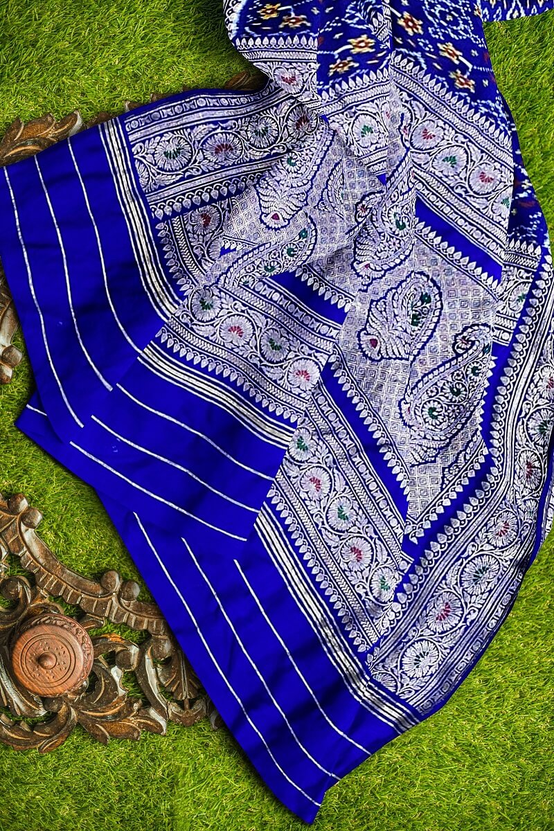 Patola By Navdip Tundiya Banarasi Single Ikkat Nau Ratan Saree Memorable 25