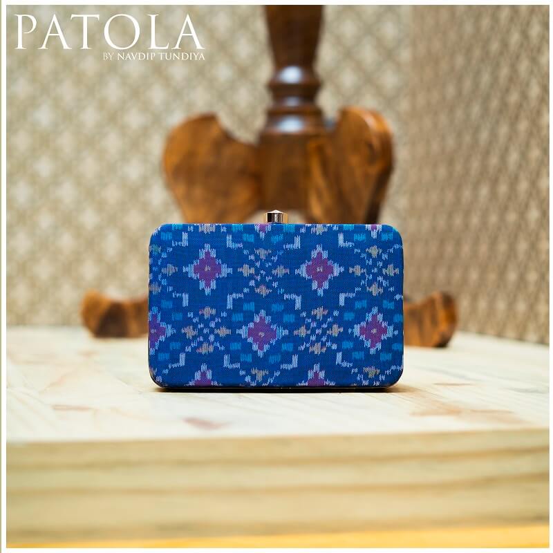 Single Ikkat Patola Chanda Clutch memorable 1