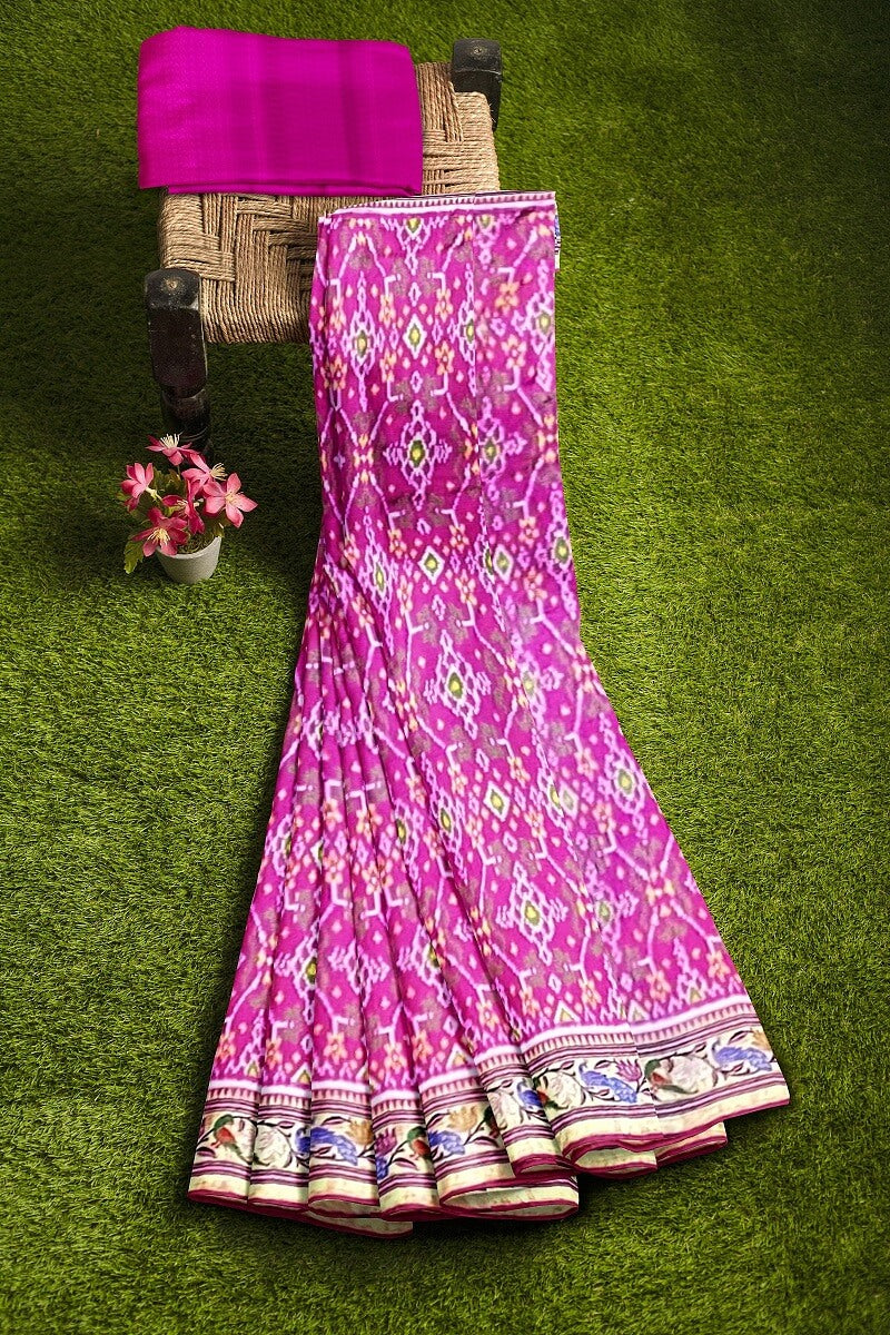 Patola By Navdip Tundiya Paithani Single Ikkat Nau Ratan Saree Memorable 24