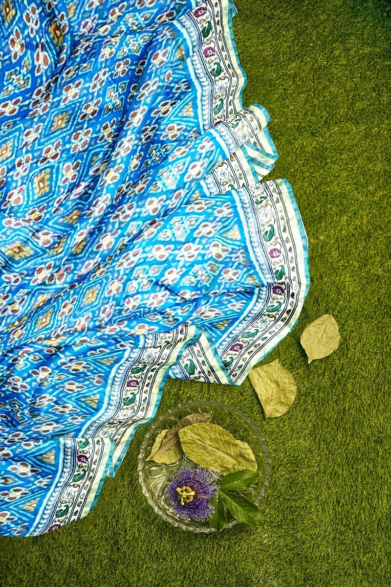 Paithani Single Ikat Patola Saree PanChanda Memorable 21