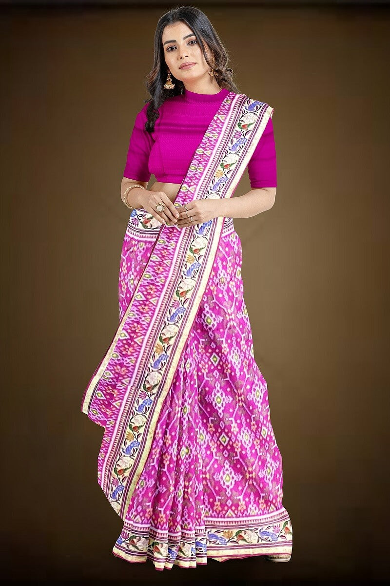 Patola By Navdip Tundiya Paithani Single Ikkat Nau Ratan Saree Memorable 24