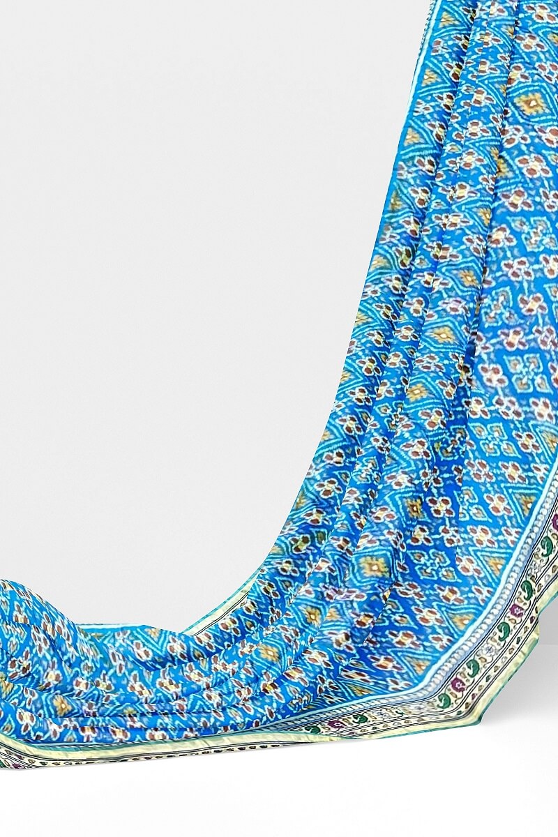 Paithani Single Ikat Patola Saree PanChanda Memorable 21