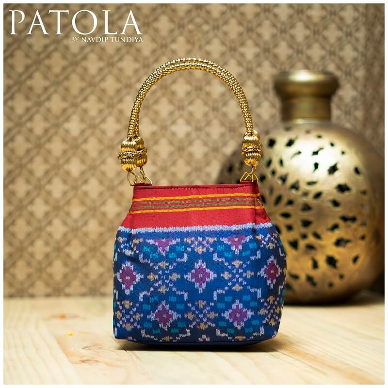 Single Ikkat Chanda Handbag