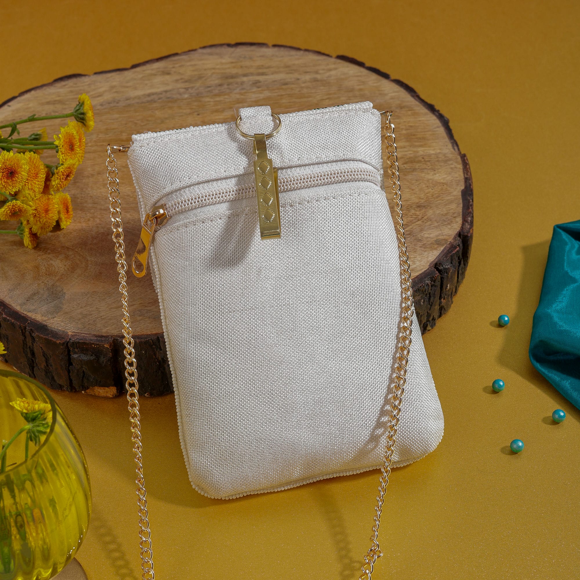 Mobile Cover Pearl Beaded Patola