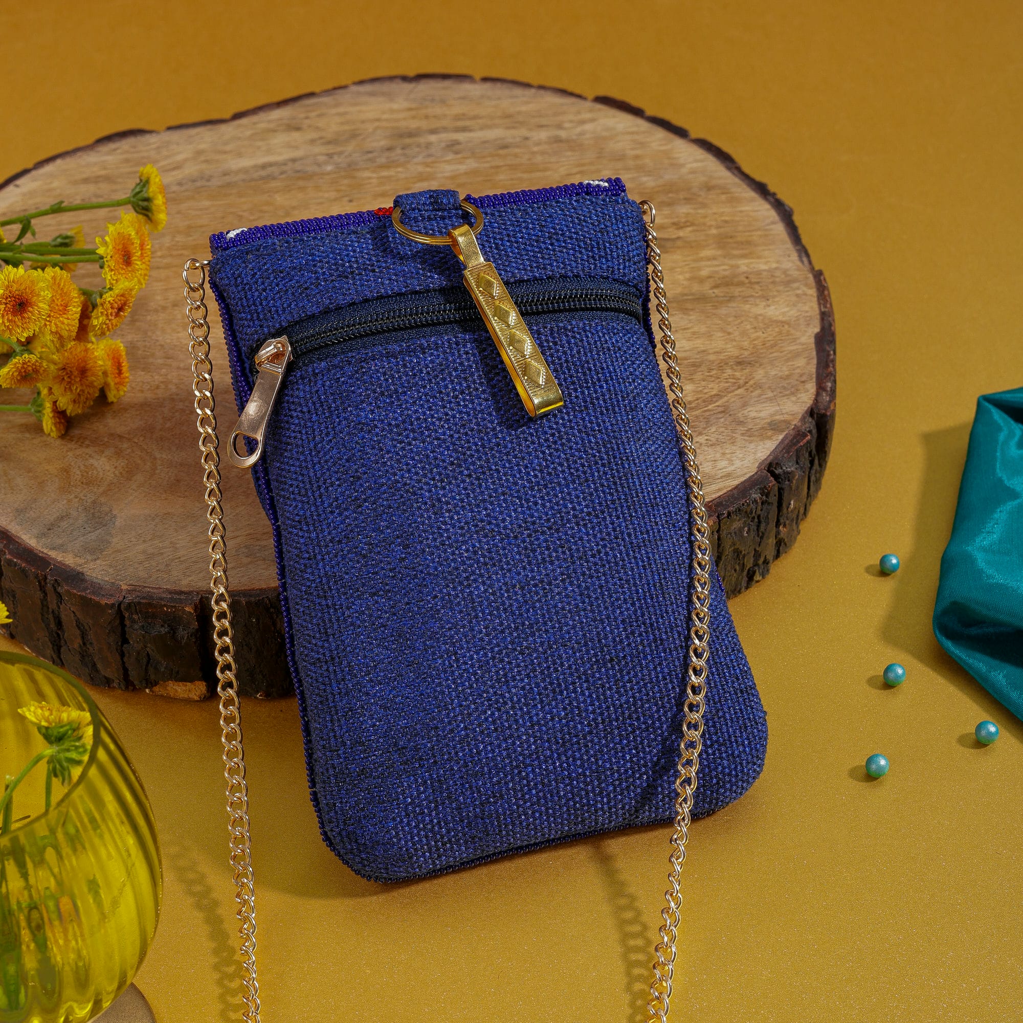 Mobile Cover Pearl Beaded Patola