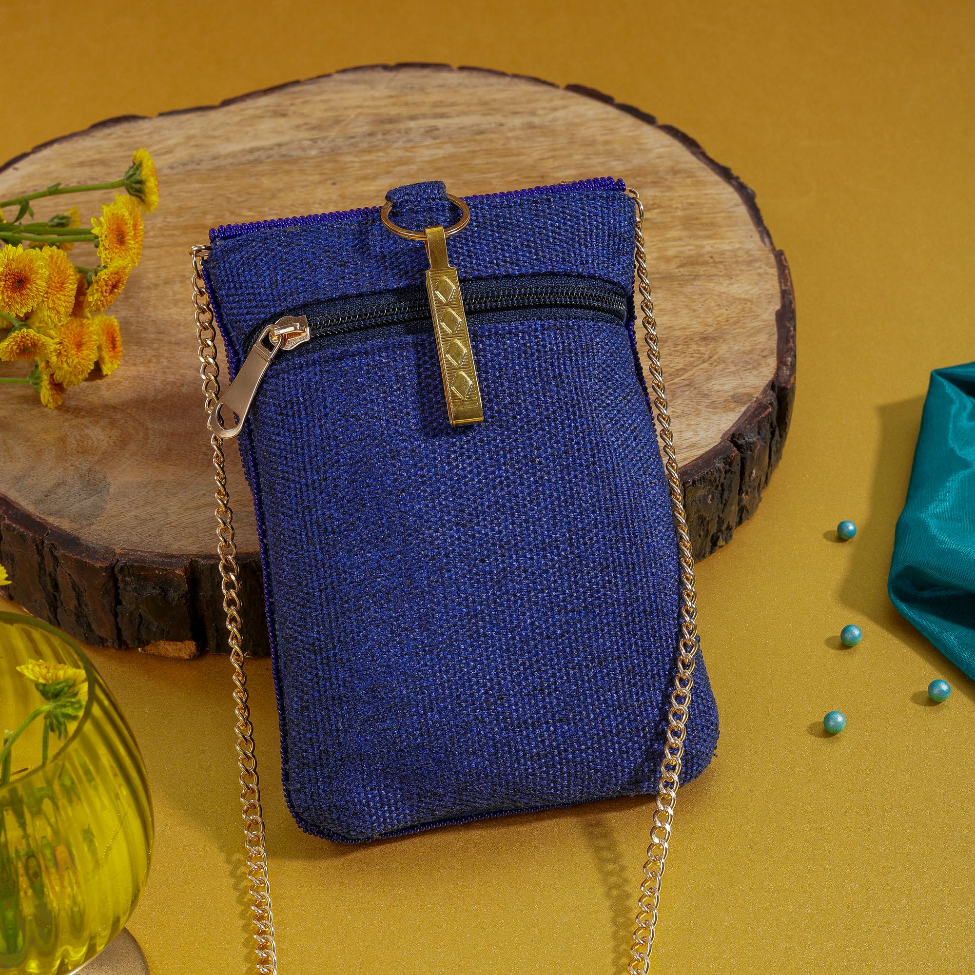 Mobile Cover Pearl Beaded Patola